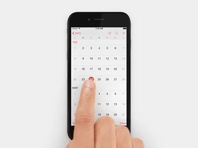 Black Portrait iPhone 6 (With Gestures)